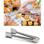 Stainless steel serving tong