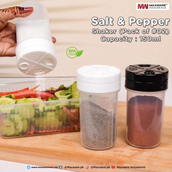 Salt and pepper shaker set 150ml