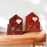 Wooden mobile holder 2 pieces