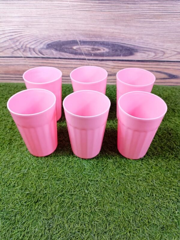 Plastic glass (300ml) 6pcs set