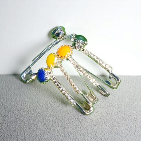 Fancy safety pins (5 pcs)