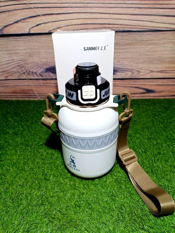 2in1 steel water bottle (1000ml)