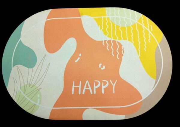 Water absorbing non silip floor mat