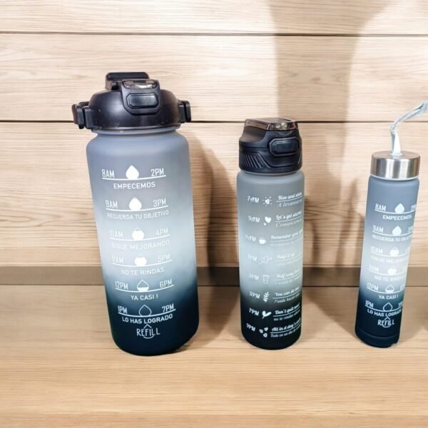 3 pcs bottle set