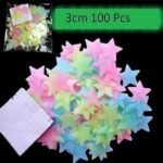 sticky glowing star 100pcs approx