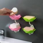 Sticky double soap dish