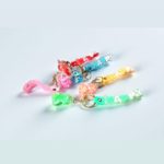 Water filled keychain