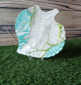 Melamine leaf plater (small)