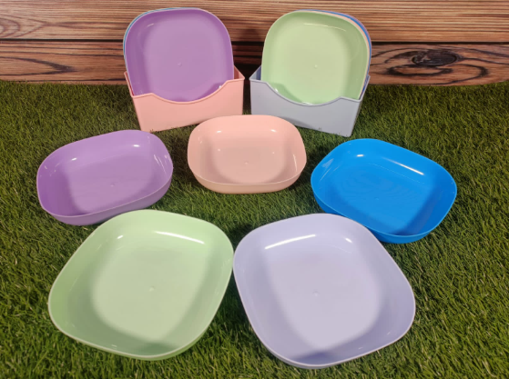 10 pieces snacks plates set