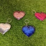 Sequence heart Keychain (2 pcs)