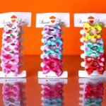 Bow hair clip (3 pair) imported