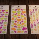 Fluorescent stickers