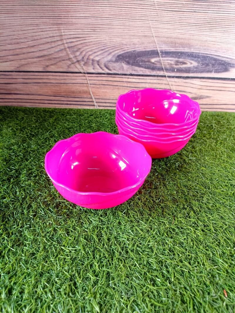 Plastic bowl 400ml (6pcs)