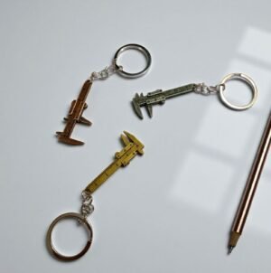 Vernier caliper Keychain (2pcs)