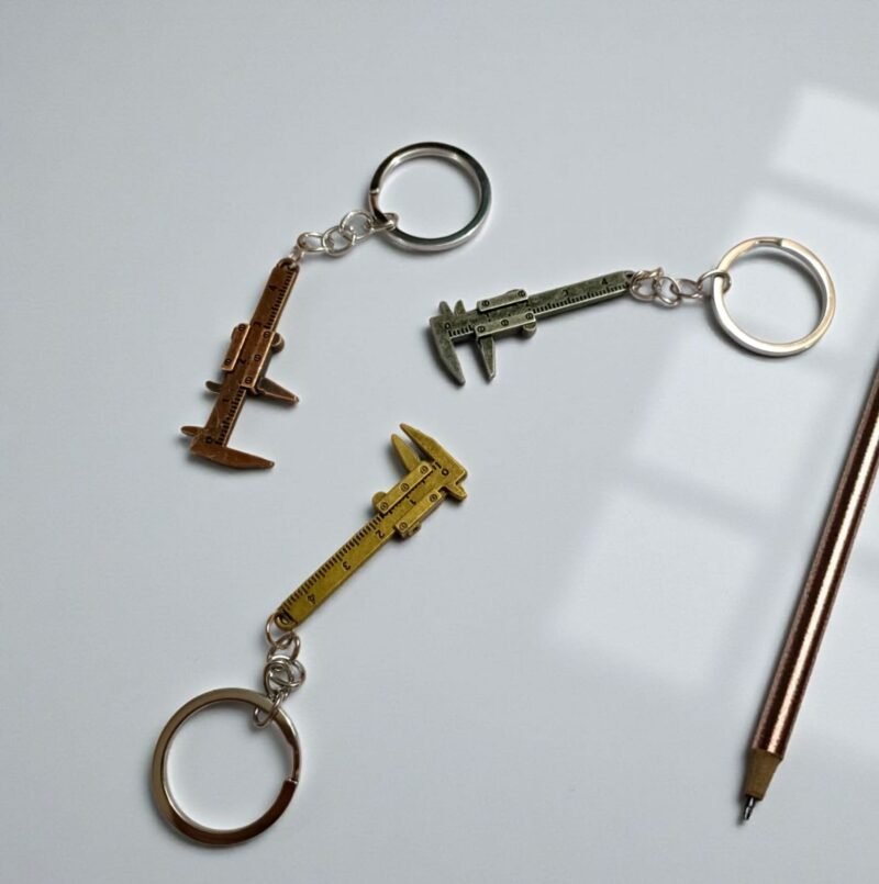 Vernier caliper Keychain (2pcs)