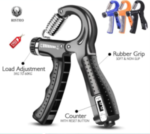 Hand grip with counter