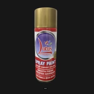 Golden spray paint