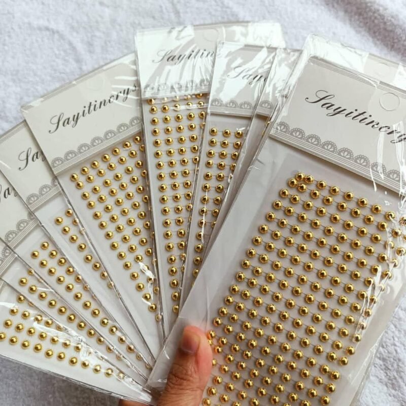 Decorative sticker each card