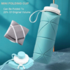 Silicone folding bottle