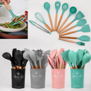 Silicone spoon 12 pieces set