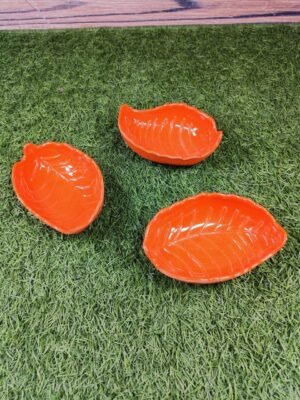 Leaf Shape Sause Dips (3 pcs)