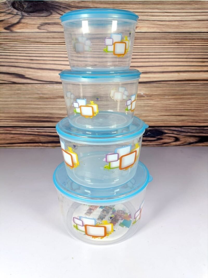 Round Boxes 4 Pieces Set