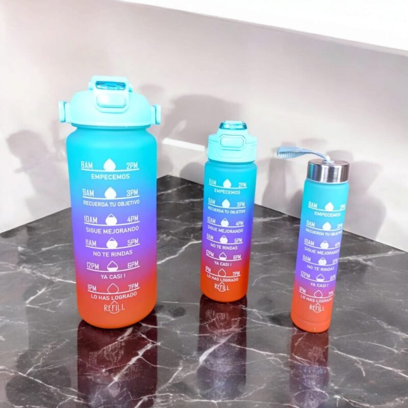 Water bottle 3pcs set