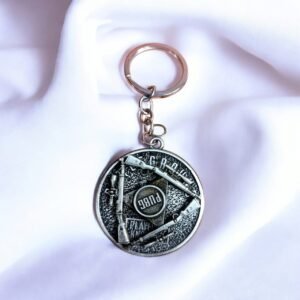 Metal rotating dial Keychain