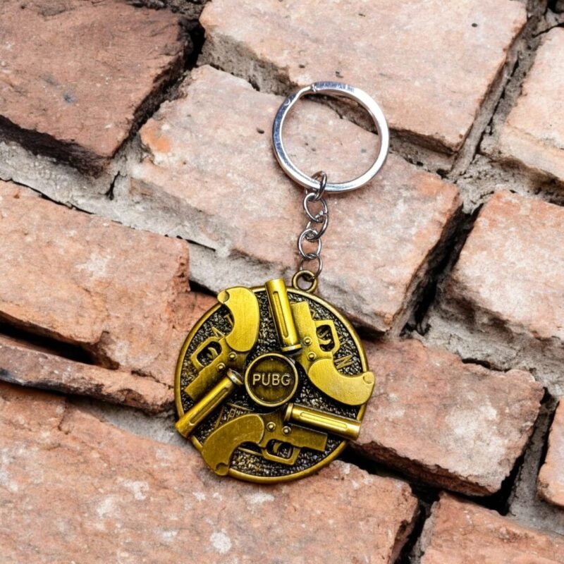Metal rotating dial Keychain