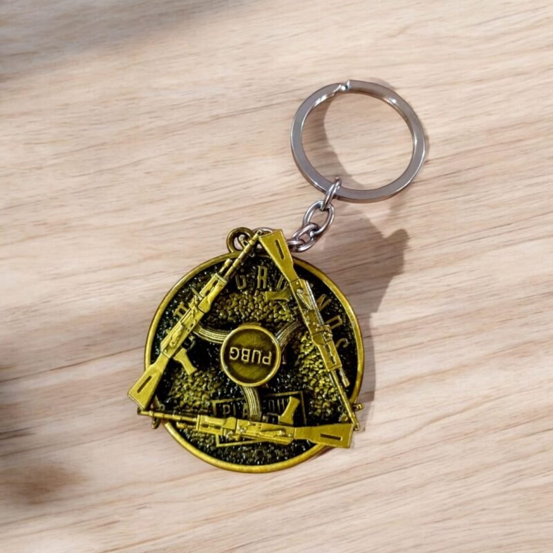 Metal rotating dial Keychain