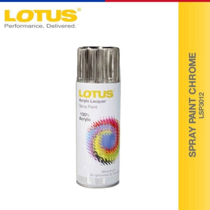 Spray paint (chrome silver color)