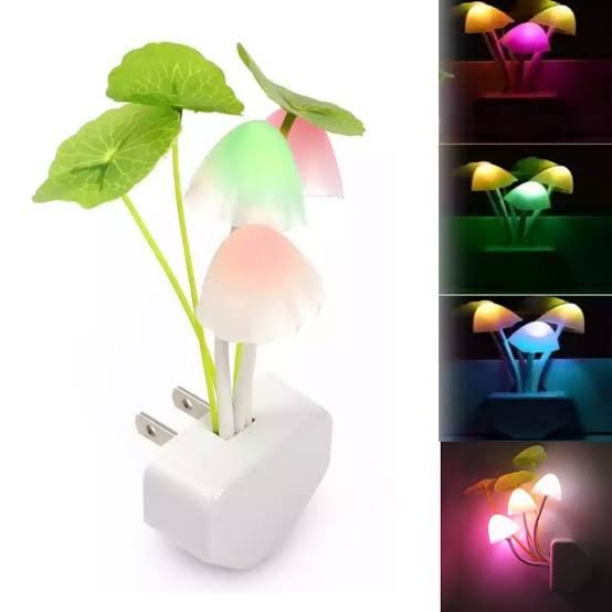 Mushroom night sensor light