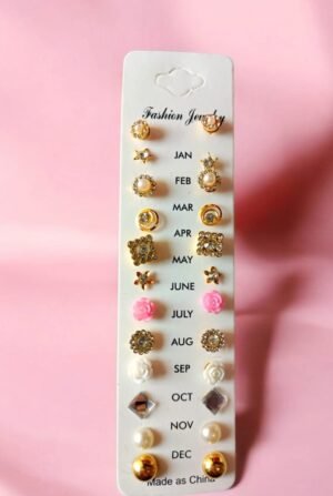 Ear tops 12 pair