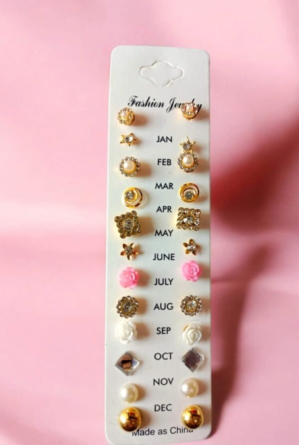 Ear tops 12 pair