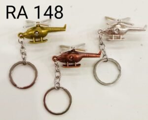 Metal helicopter Keychain