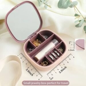 Jewelry organizer with mirror