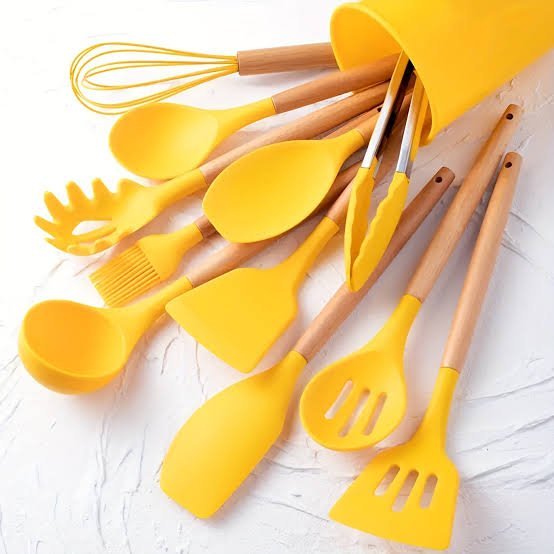 Silicone spoon 12 pieces set