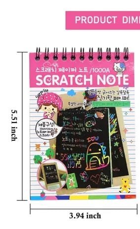 scratch note book small