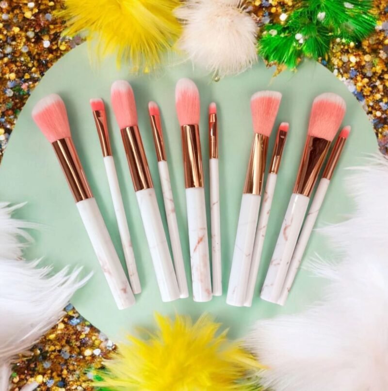 Makeup brushes 10 pieces