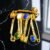 Fancy safety pins (5 pcs)