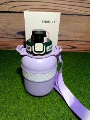 Steel water bottle 850ml (2in1)