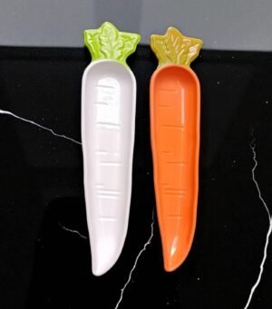 Radish and carrot plate (melamine)