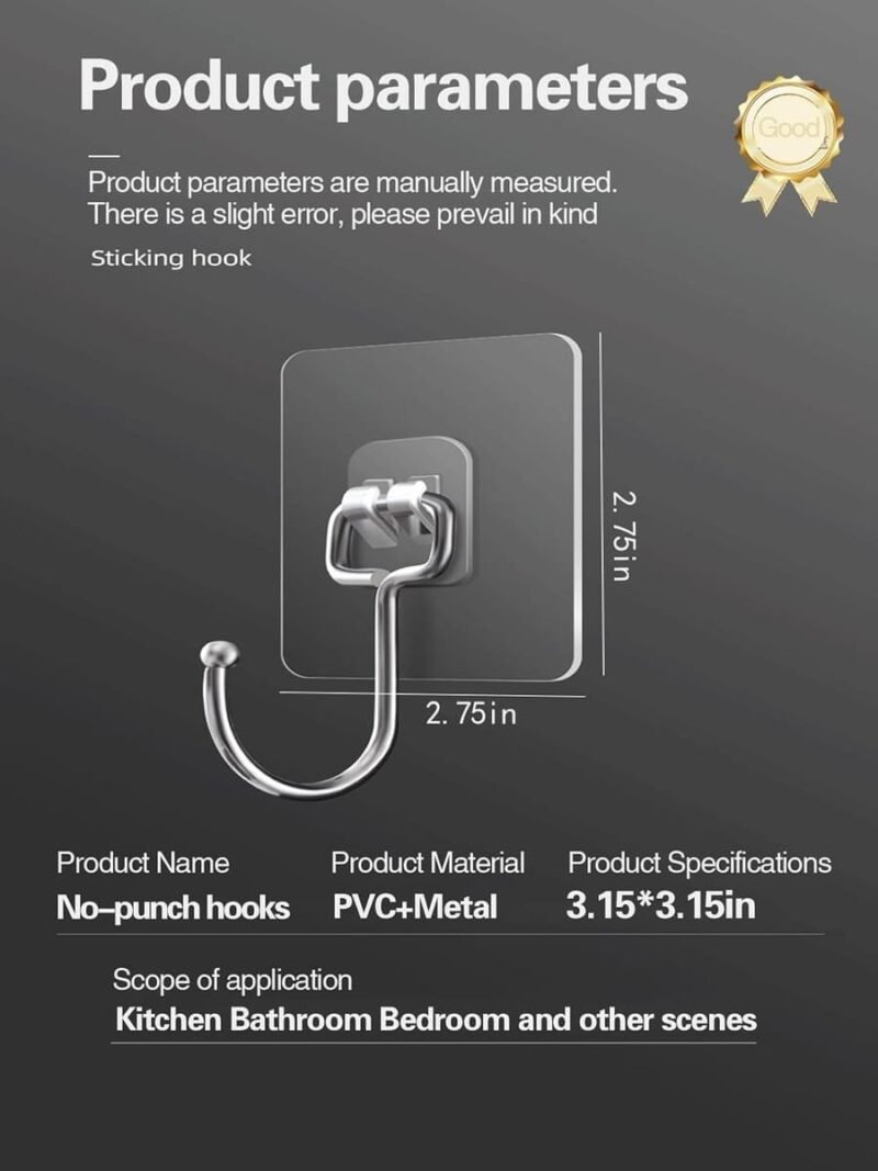Sticky hooks  big size heavy 6pcs
