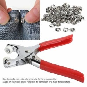 Button plier with buttons