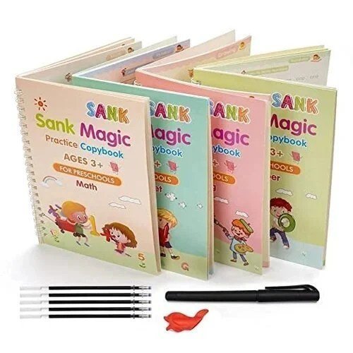 Magic book 4pcs set