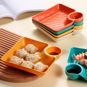 Snaks plate set (4pcs)