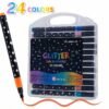 Glitter marker 12 colors