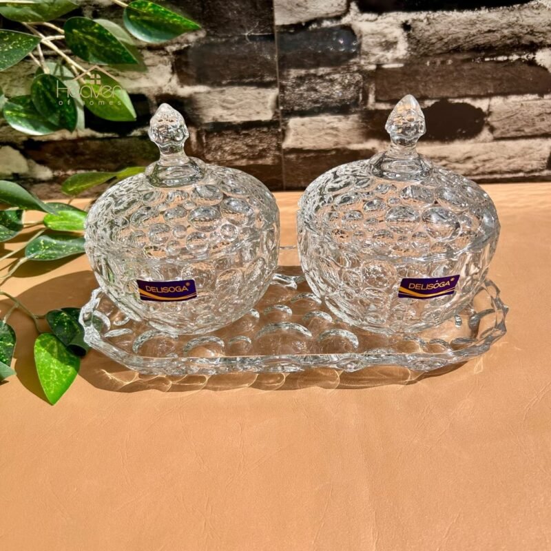 Glass pot (3pcs set)