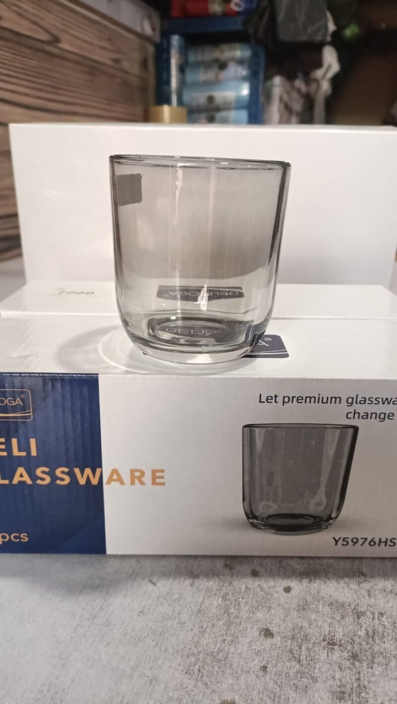 Black tinted glass (6pcs)