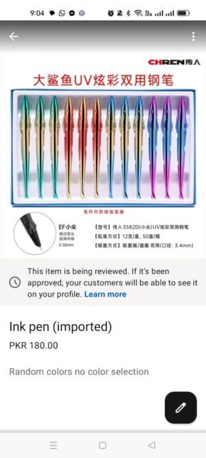Ink pen imported
